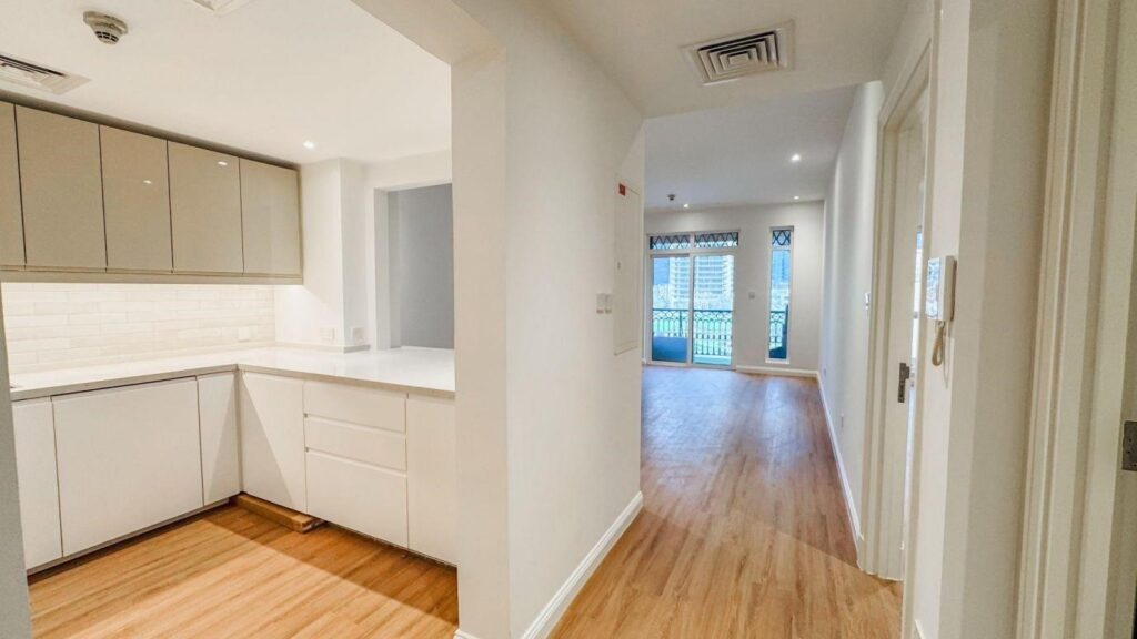 Luxury apartment renovation Damac Hills with modern interiors