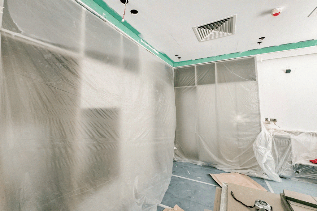 Small kitchen with pull-out storage and flexible counters