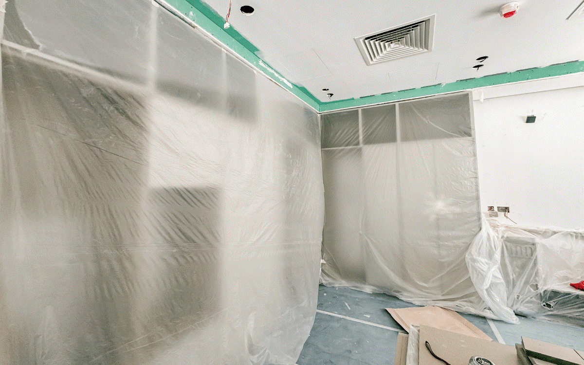 Small kitchen with pull-out storage and flexible counters