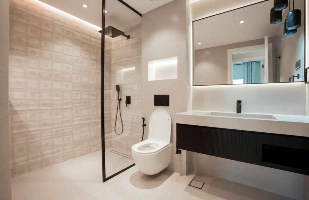 luxury master bathroom design dubai