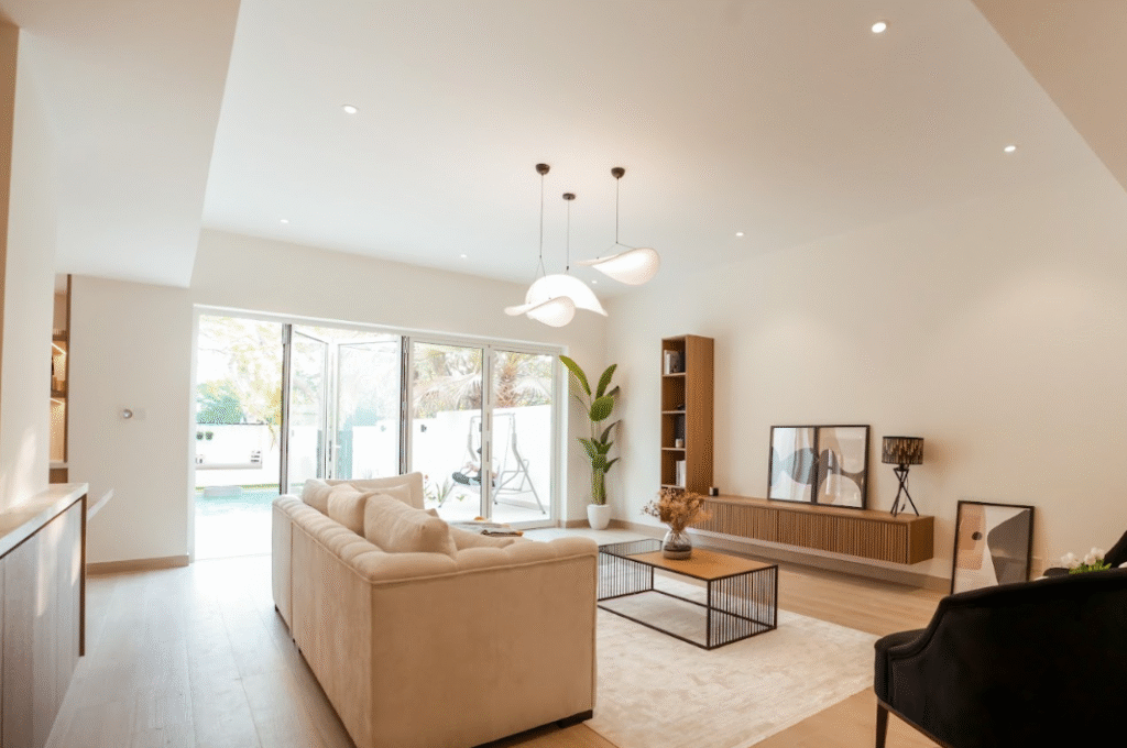 Ground floor villa extension design in Dubai home